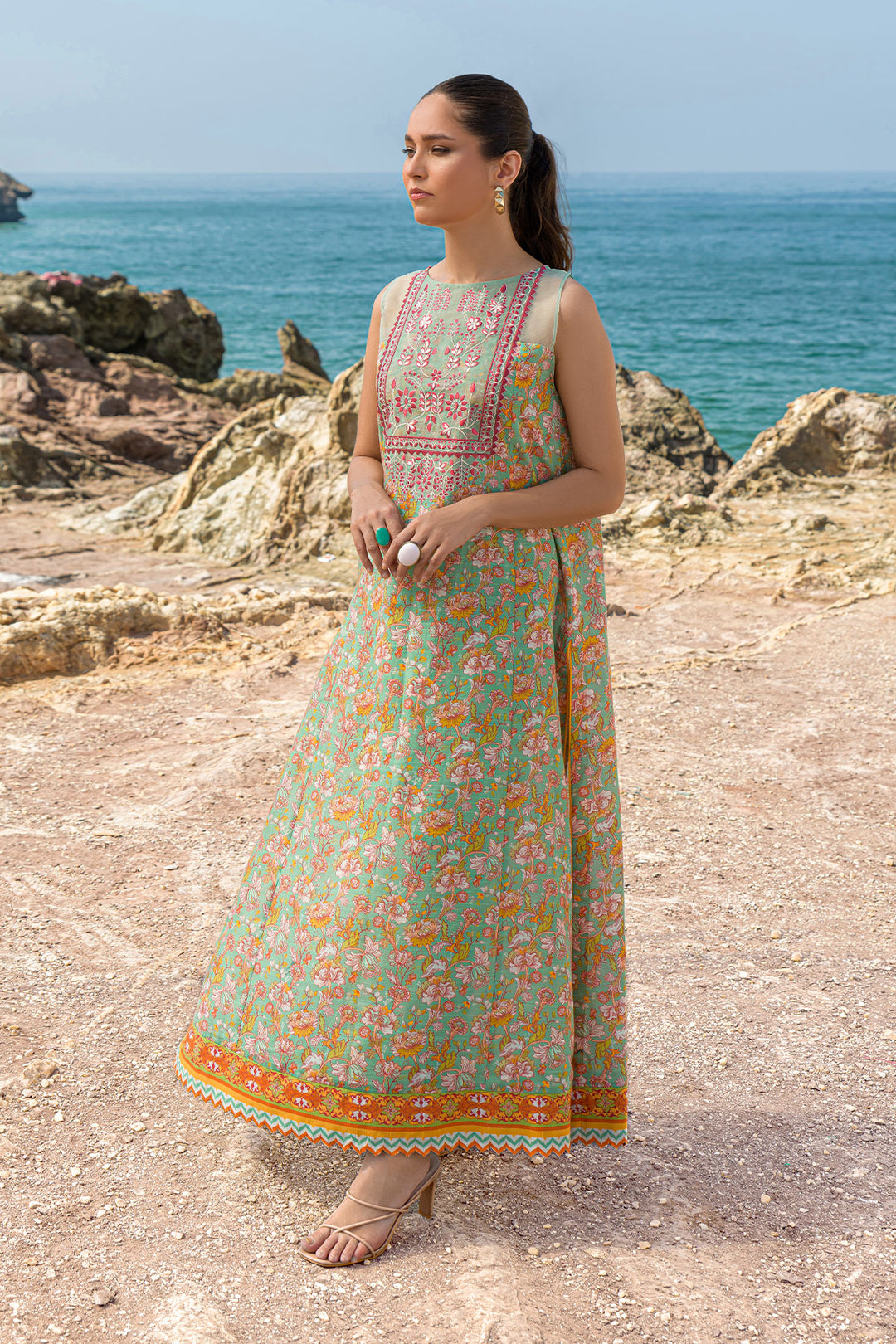 Ladies Embroidered Dress
